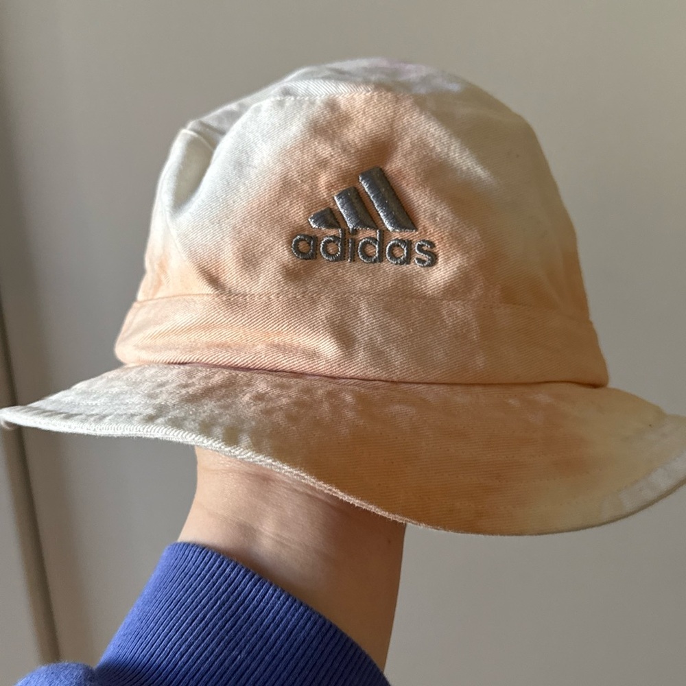 Tie dye adidas bucket hat